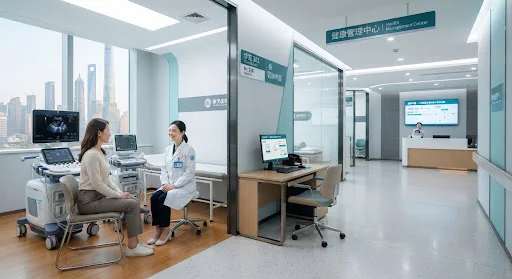 Modern public Grade 3A check-up centre in Shanghai