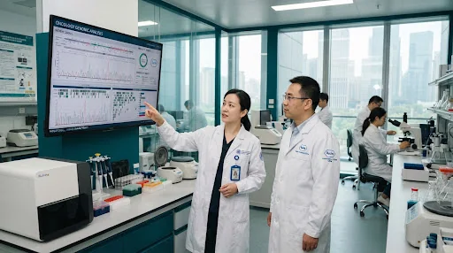 Molecular testing and result interpretation in a clinical laboratory